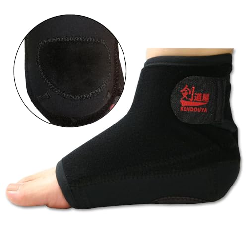 Kendo Shop Double Guard Heel Support with Leather - Kendo Double Guard Heel Supporter (Shoe Size 24.5-26.5cm) L Size