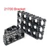 21700 Battery Holder Bracket Cell Safety Anti Vibration Plastic Brackets For 21700 Batteries Diameter 21.2mm Hole Pitch 23mm