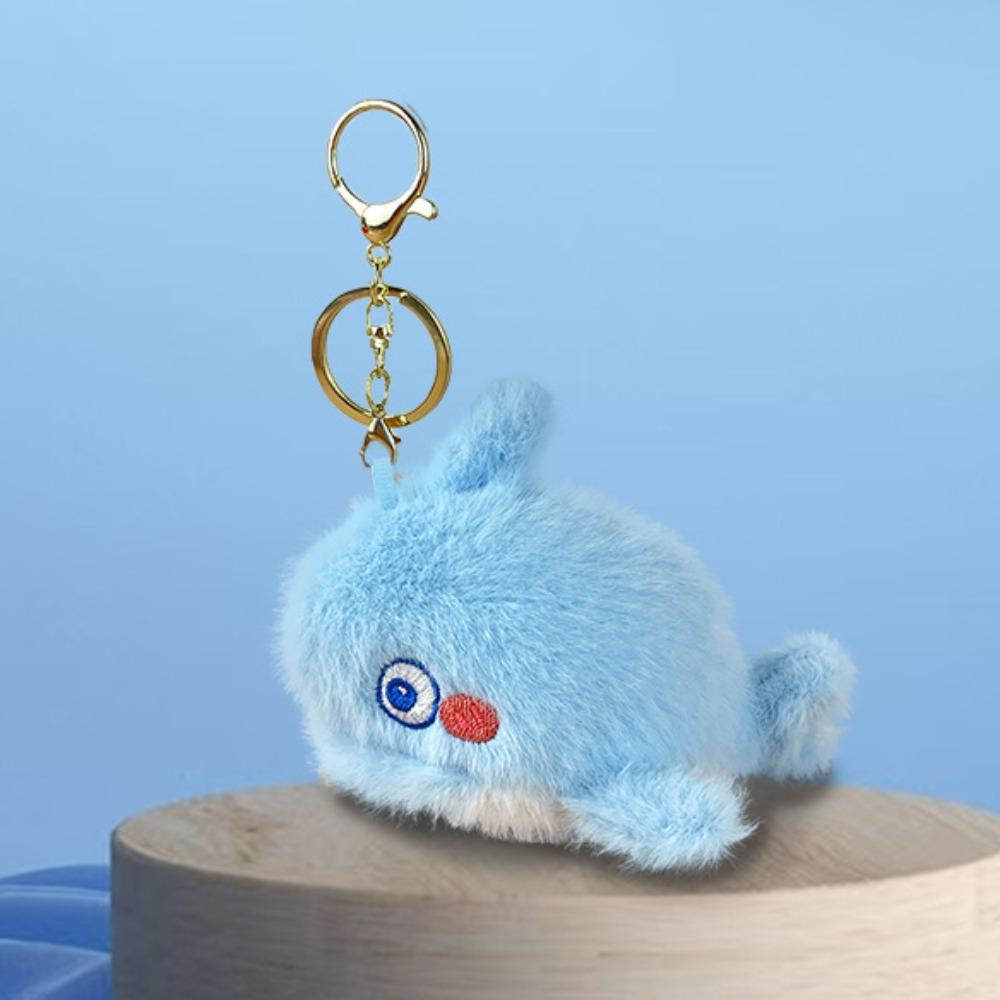 Octopus Plush Whale Keychain Starfish Animal Whale Small Pendant  Home Decor