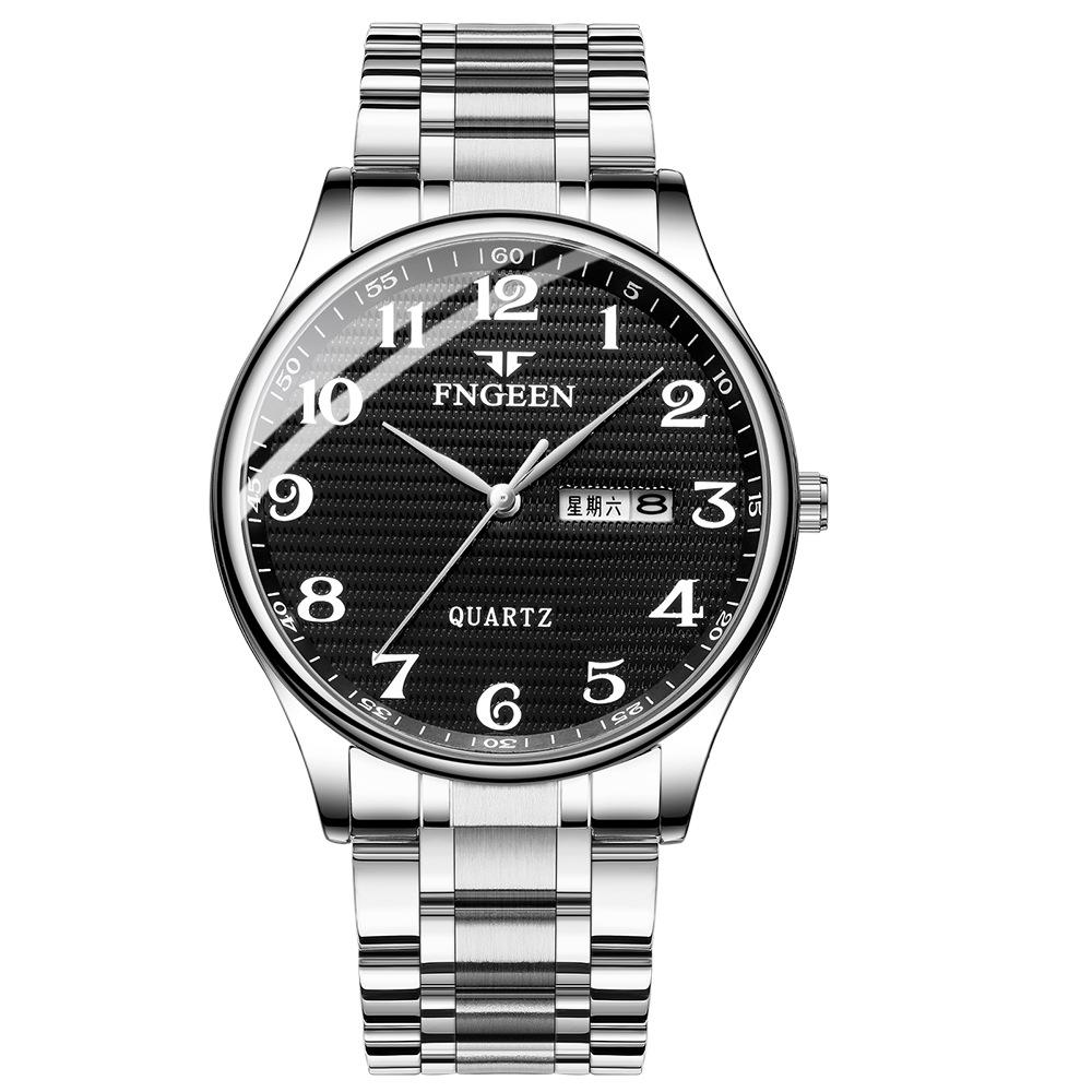 Men's Waterproof Luminous Running Alarm Clock Watch