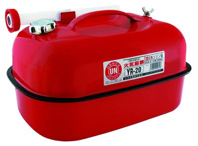 YAZAWA (Yazawa Industries) Portable Gasoline Can, Horizontal Type, 20L, Fire Prevention Law Compliant, YR20