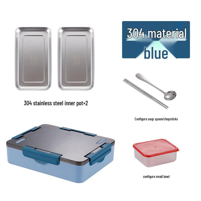 

ZISIZ Portable Microwaveable Lunch Box with Cutlery