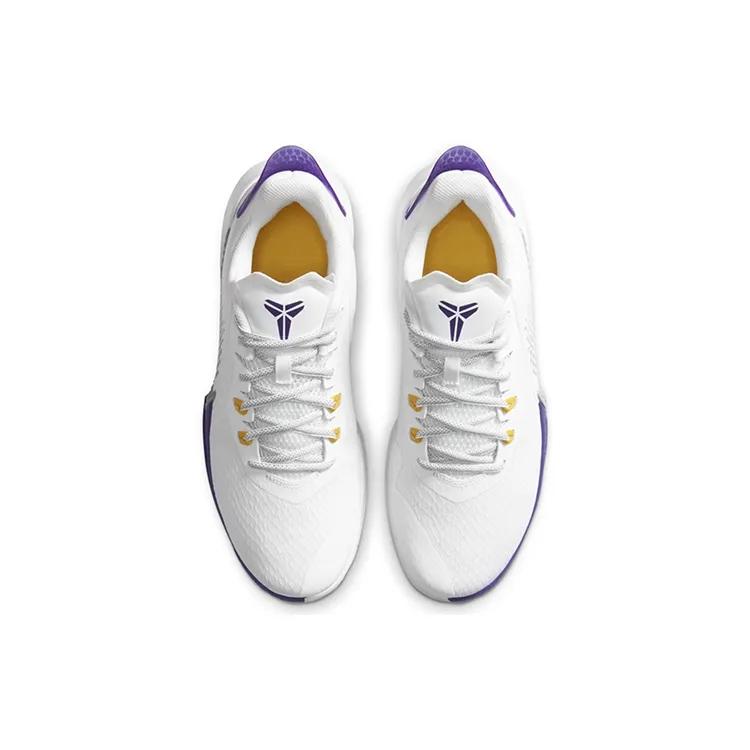 Nike Mamba Fury EP 'Lakers Home' (Unisex) White / Field Purple / Amarillo / Light Smoke Grey Basketball Shoes CK2088 101