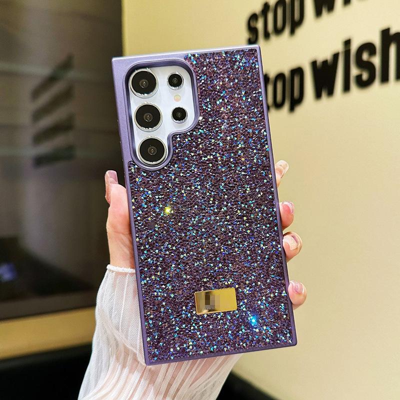 Luxury full rhinestone suitable for Samsung S26ultra mobile phone case S24PLUS premium anti-drop protective case s23 all-inclusive