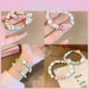 Charming Ceramic Frog Beaded Elastic Bracelet Fresh Fashionable Jewelry For Men And Women