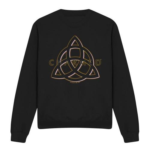 Charmed Unisex Vuxen Trefaldigt Länkad Logotyp Huvtröja