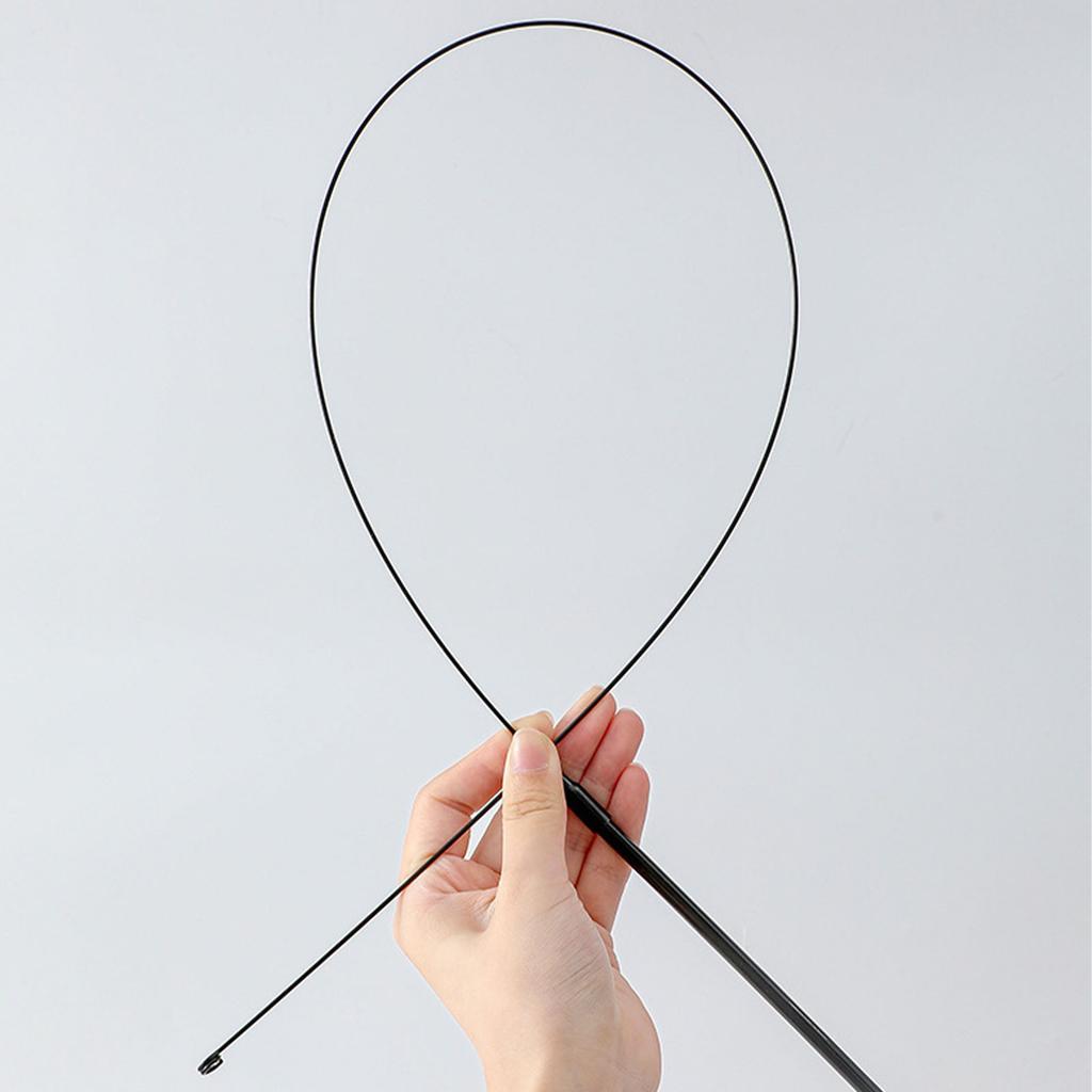 Interactive Cat Toy with Powerful Suction Cups Long Pole Bendable Cat Teaser Pole Cat Feather Toys for Play Exercise