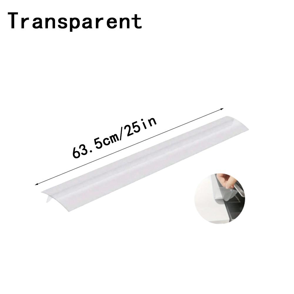 21/25/30in Silicone Sealing Strip T Shape Waterproof Gap Strip Heat Resistant Kitchen Anti-Oil Anti-Stain Strip