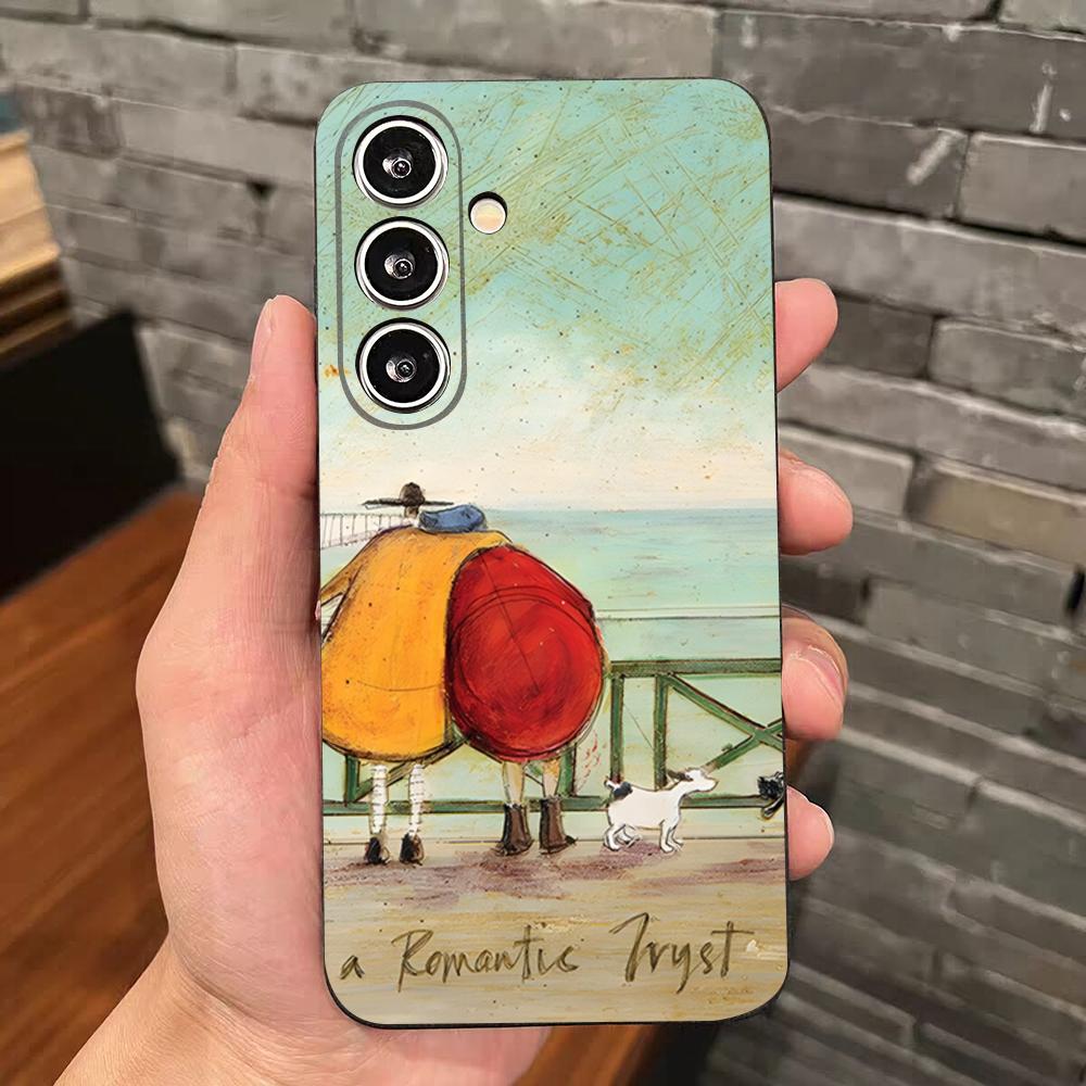 Sam Toft Art Abstract Landscape Phone Case For Samsung S26 S25 Edge S24 S23 S22 S21 S20 Ultra Plus Fe Galaxy Silicon Cover