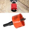 Hole Saw Drill Bit Sharply Teeth Easy Chip Removal High Hardness HSS Hole Cutter with Arbor for Wood Metal