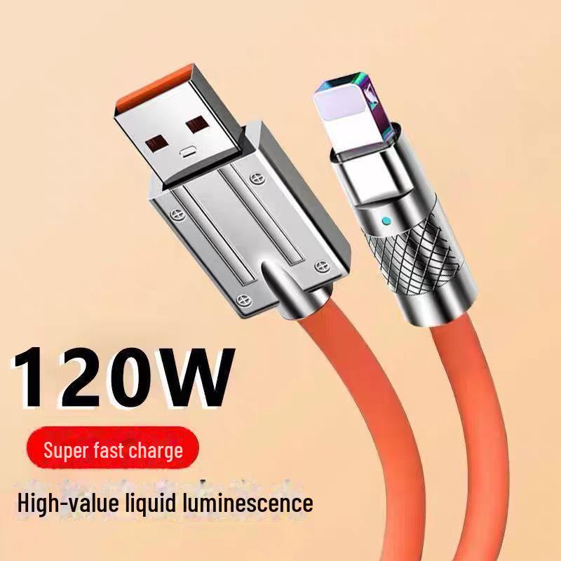 Jike Line Triple-Fast Charging Cable for Apple, Huawei & Android Devices