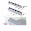 Reusable Straw Storage Rack Wall Mounted Cabinet Door Storage Container  Kitchen Use