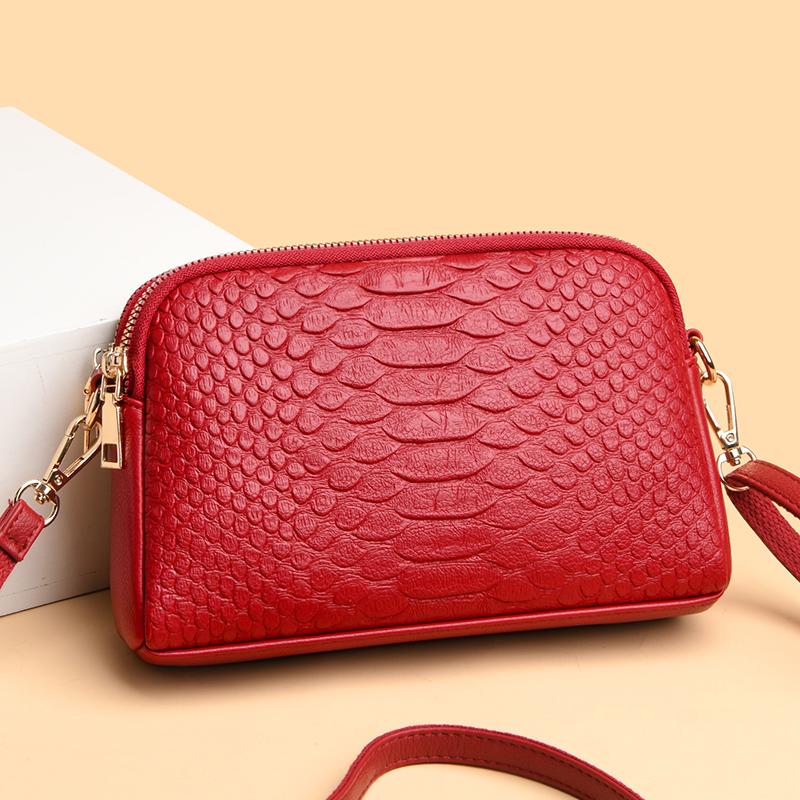 Small Crossbody Bag for Women Standard Crocodile Pattern Designer Shoulder Bag High-quality Women's Leather PU Messenger Bag
