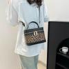 Fashion Round Bucket Bags For Women's Daily Used, Leopard Pattern Crossbody Shoulder Bag For Commuting, Casual Ladies Handbags