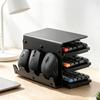 Computer Peripherals Organizer 3-Tier Keyboard Display Stand, Ergonomic Tilt Acrylic Storage Organizer, Shelf Space Saving Holder for Mechanical