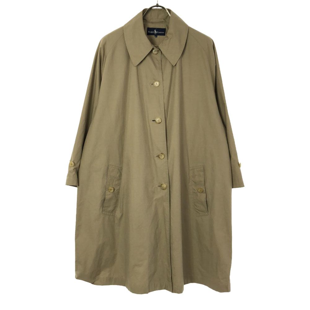 

RALPH LAUREN Stainless collar coat 7 beige Women Used