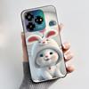 For ZTE Axon 60 Lite / Blade V60 Vita / Nubia V60 Design Case Cute Love Heart Rabbit Casing Black Soft Silicone Protective Cover