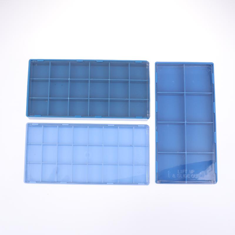 8/18 /24 Grids Watch Parts Storage Box With Lid Watch Repair Tool Organizing For Watchmaker Supplies