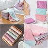 Super Absorbent Microfiber Towel Kitchen Cleaning Cloth Non-stick Oil Dishcloths Double Layer Washing Cloths Rags Scouring Pads