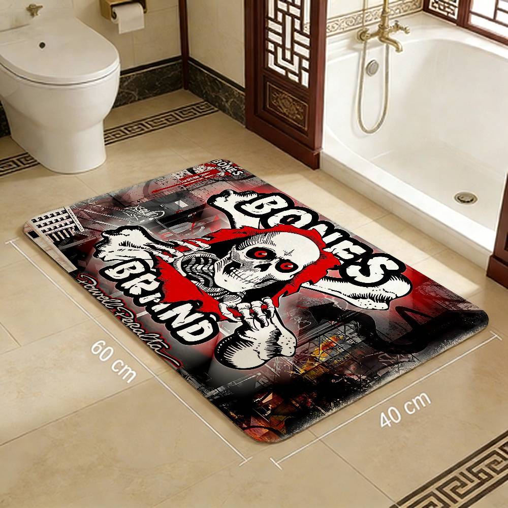 P-Powell P-Peralta Floor Mat Cheaper Anti-slip Modern Living Room Balcony Printed Bedside Mats
