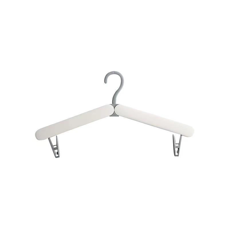 Portable Magic Clothes Hanger for Travel – Folding Hanger with Clips for Socks and Underwear
