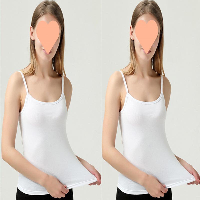 

Женская весенне-летняя хлопковая облегающая майка-камисоль - Сексуальная тонкая базовая майка XL (110-120 jin)