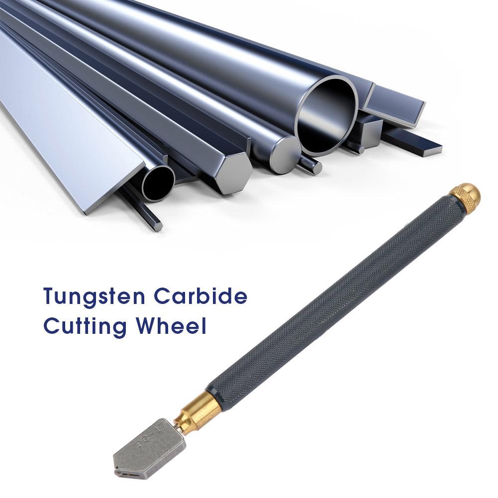 Przecinak do szkła z podajnikiem oleju Profesjonalny metalowy uchwyt Narzędzie do cięcia szkła