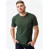 Summer Round Neck Fashionable Casual Pure Cotton Short Sleeved Solid Color Men's T-shirts