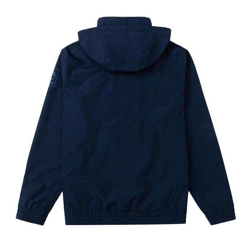 Timberland Giacca Moda Versatile con Cappuccio Colore Unico Uomo giacche Blu Scuro A6ATG433