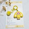 Cartoon Keychain With Plush Felt Material For Kids School Bag Decor