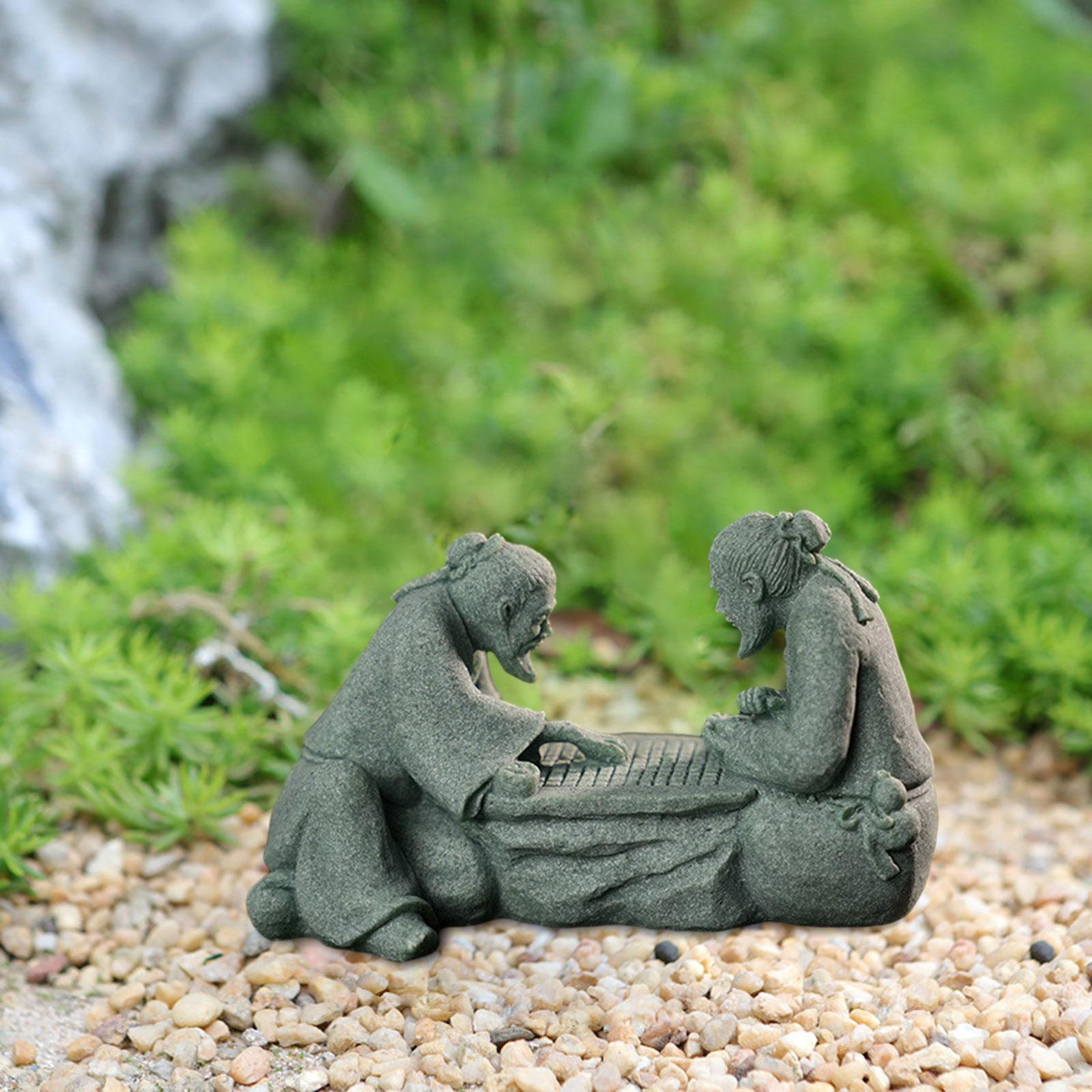 

Песчаник Статуя Искусство Цветочный Горшок Украшение Декоративная Миниатюрная Фигурка для Балкона Микро-Ландшафт Цветочный Горшок Сад Улица