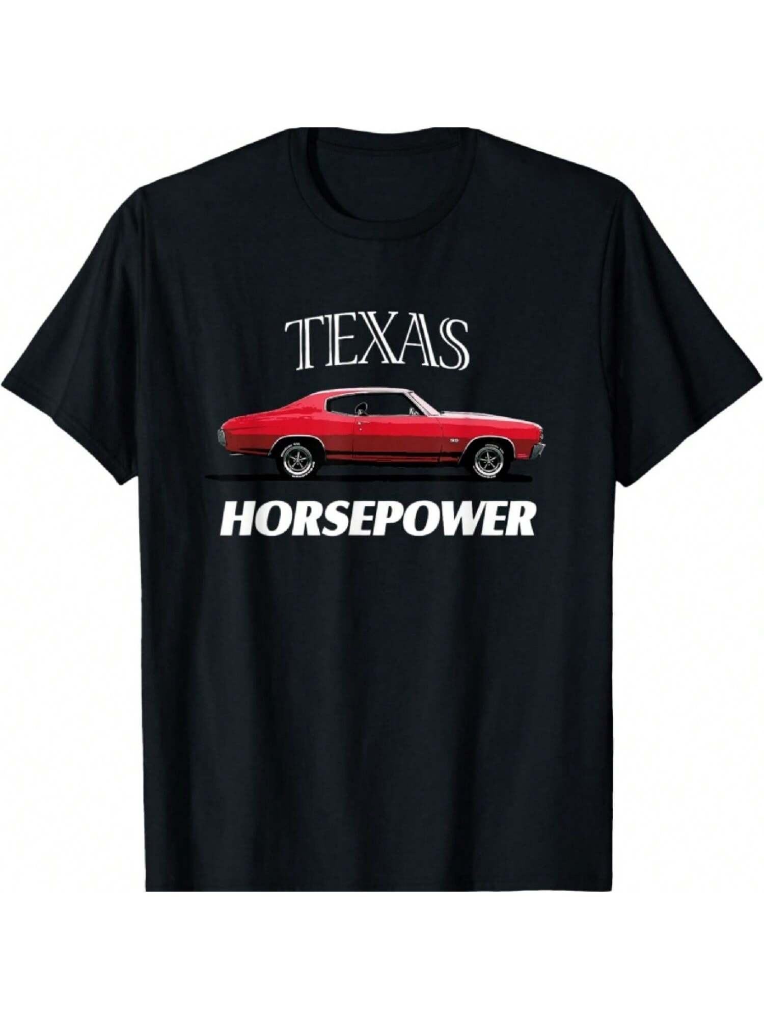Texas Vintage Car Classic Old Auto Muscle Car For unisex T-Shirt S разноцветный