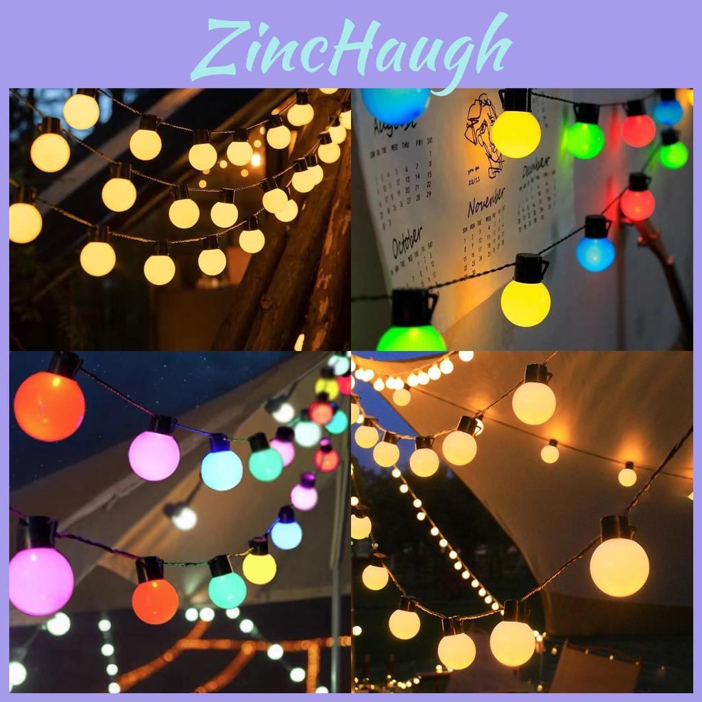 Solar LED Lichterkette 5m Wasserdicht Außen Dekoration für Camping und Partys