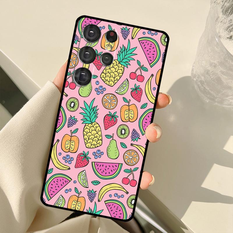 Tropical Summer Fruit Lemon Case For Samsung Galaxy S22 Ultra S21 S20 S24 S25 Ultra S9 S10 Plus S23 FE S25 FE Back Cover