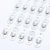10pcs/set Heavy Duty Keyhole Picture Frame Hangers Two Hole Hanging Bracket Plate Metal Mounting Shelves Cabinets Hangers