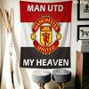 Man Utd N Wall Hanging Printed Fabric Blanket Decorative Tapestries for Bedroom Living Room Home Decor