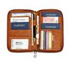 Anti-Theft RFID Zipper Passport Holder & Travel Wallet