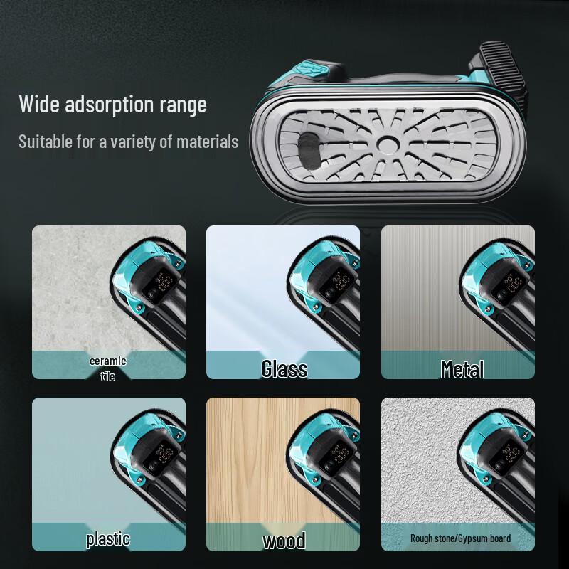 Digital Display Electric Vacuum Suction Cup Lifter CN Plug (adapter Included)