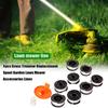 6/8pcs Replacement Spool Scap Cover 9.14m Length Grass String Trimmer Spools AF-100-3ZP for Black/Decker Grass Trimmer Accessory