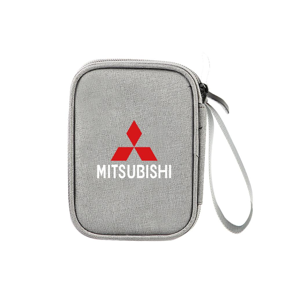 Wielofunkcyjna torba do przechowywania kluczy, telefonu, kabli danych w samochodzie Akcesoria samochodowe Dla Mitsubishi 9 Ralliart X EX ASX L200 Colt Lancer
