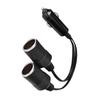 Cigarette Lighter Extension Cable, Dual Cigarette Lighter Socket Adapter, 24V Car Charger Plug