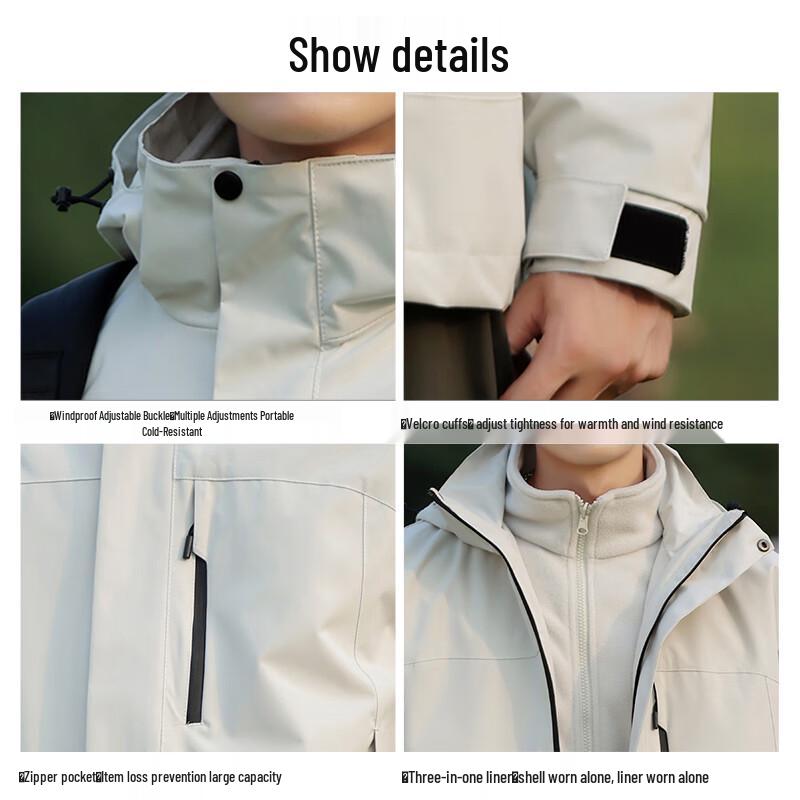 ROMON Unisex Outdoor Windproof Waterproof Jacket