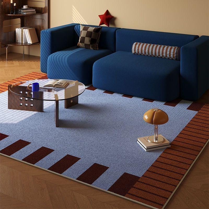 Vibrant Striped Carpet Living Room Decoration Bedroom Carpet Sofa Area Rug Big Size Coffee Tables Mat Non-slip Home Decor