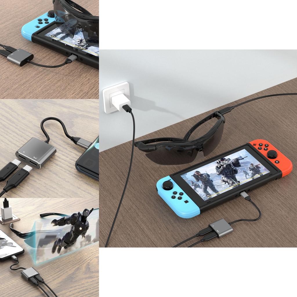 Ar Smart Glasses Expansion Hub For Phones And Computers With Type C Connectivity And High Speed Transfer
