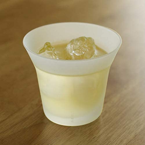 Wired Beans Eternal Rock Tumbler, Rocks Glass, Highball Glass, 370ml, Domestic Cedar Box (Frosted)