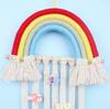 Rainbow Lace Hairpin & Headband Organizer for Kids' Room Decor