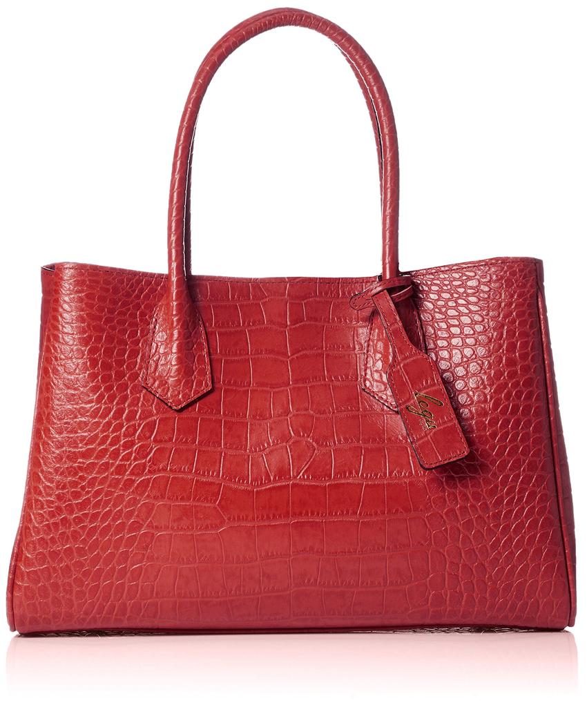 Reg Chroma Business Leather Made in Red Tote, Japan, 410064-30,