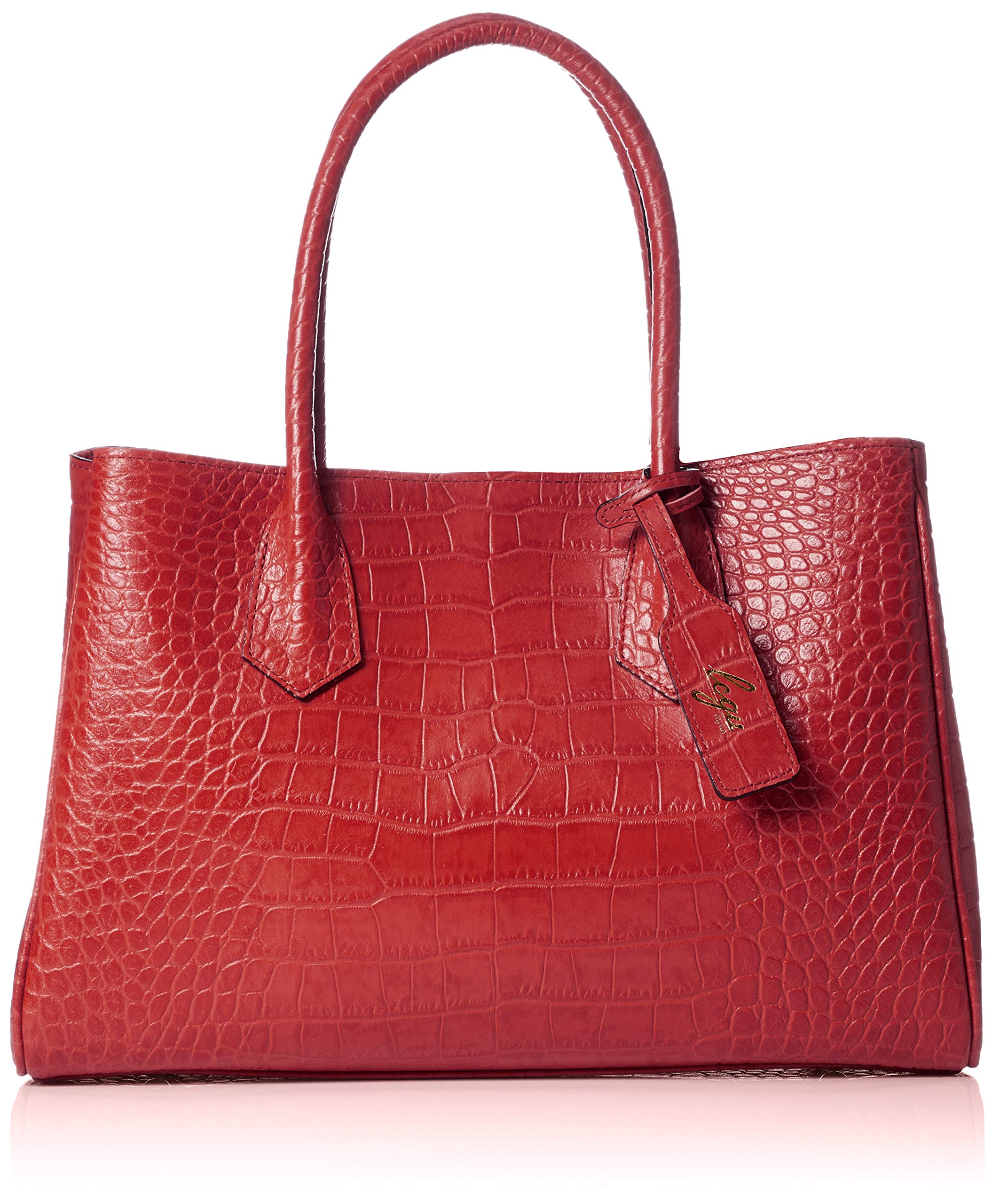 

Reg Chroma Business Leather Made in Red Tote, Japan, 410064-30,