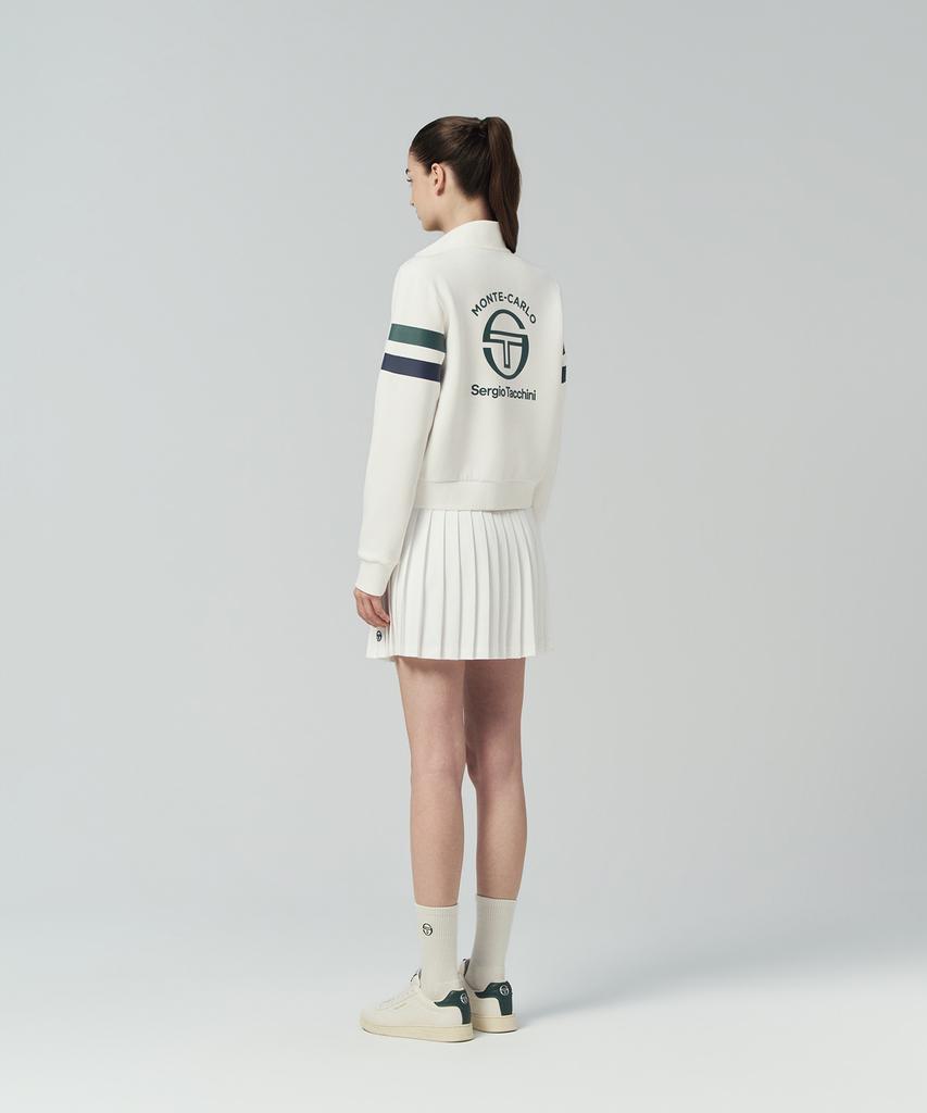 SERGIO TACCHINI W Mc Scratch Staff Pleated Skirt (White)