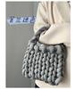 Icelandic Wool DIY Chunky Knit Korean-Style Tote Bag